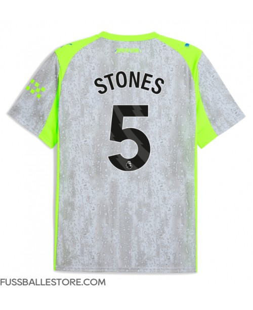 Günstige Manchester City John Stones #5 3rd trikot 2025-26 Kurzarm Günstige Manchester City John Stones #5 3rd trikot 2025-26 Kurzarm